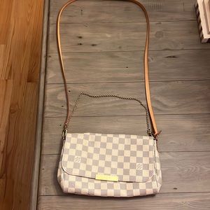 LV Authentic Favorite MM Damier Azur